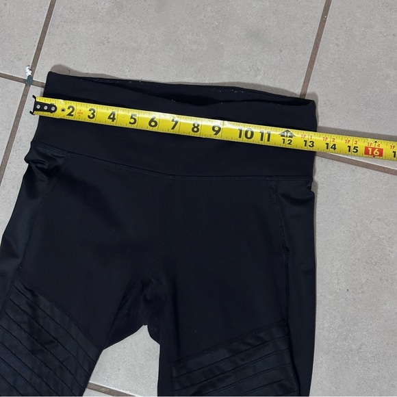 Athleta Women Black Full Length Sheer Leggings Active Size Small - Picture 7 of 8